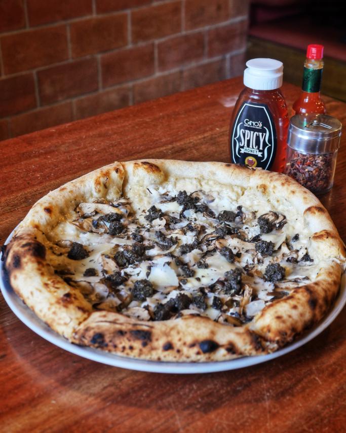 Fresh Mushroom with Tapenade